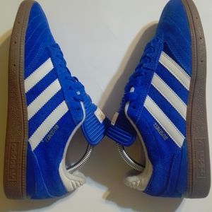 Adidas Busenitz Skateboarding Sneaker, Men's size 7.5, Blue Suede